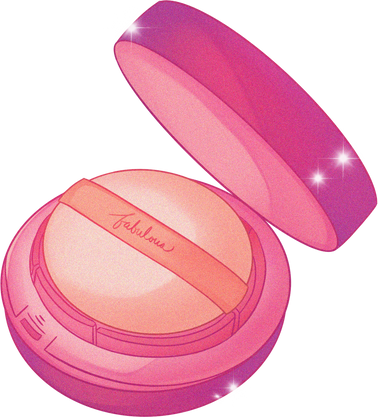 Manhwa Style Blush Compact